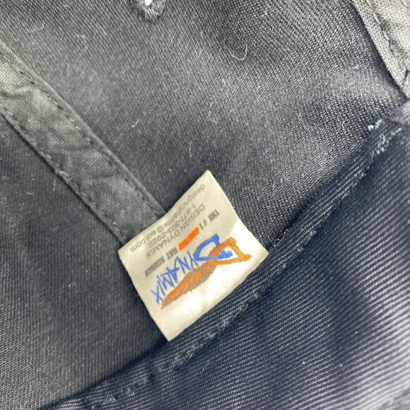 Simpson Black Baseball Hat Cap Adjustable Hook Loop Tie Connectors Logo - Picture 7 of 8